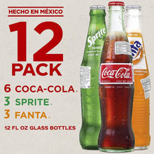 Load image into Gallery viewer, Crisp &amp; Delicious Mexican Coke Fiesta Pack - 12 Glass Bottles for Every Occasion