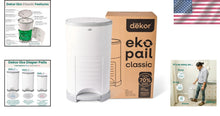 Load image into Gallery viewer, Sustainable 15L EKO Classic Diaper Pail - Cost-Effective &amp; Hands-Free Disposal