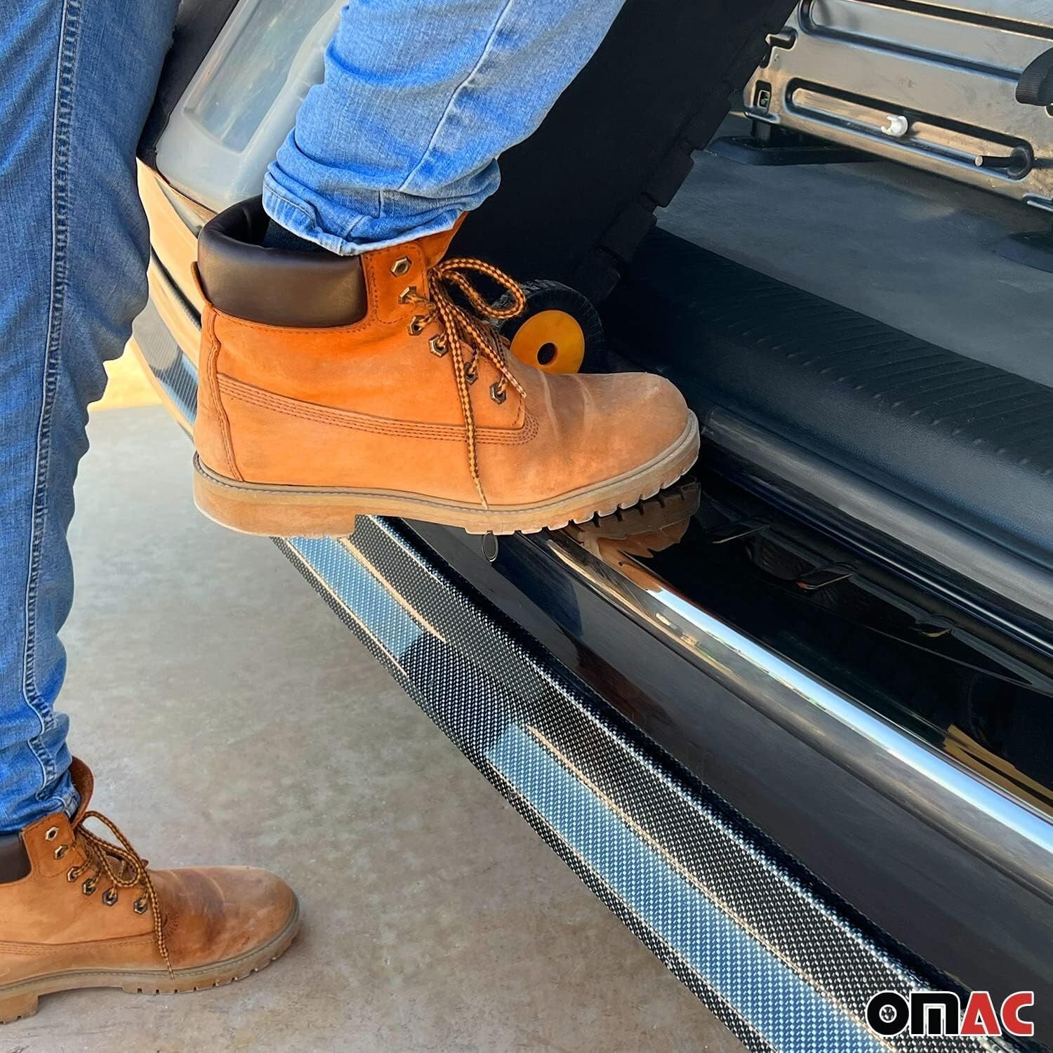 Premium Chrome Rear Bumper Protector for VW Tiguan 2018-2024 - Easy Installation