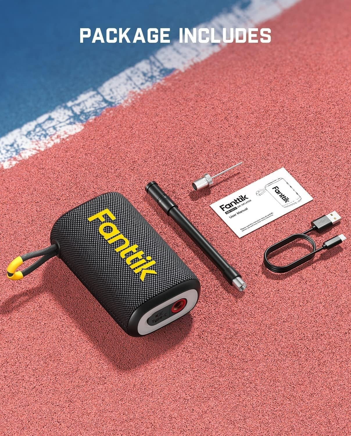 Fast Automatic Ball Inflator with LED Lights - Perfect for Sports Enthusiasts