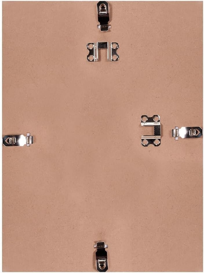 6-Pack Modern Low-Profile Clip Frames - 9x12 Minimalist Picture Frames