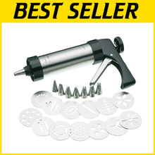 Load image into Gallery viewer, Masterclass 22-Piece Professional Icing Set &amp; Biscuit Maker - Premium Quality