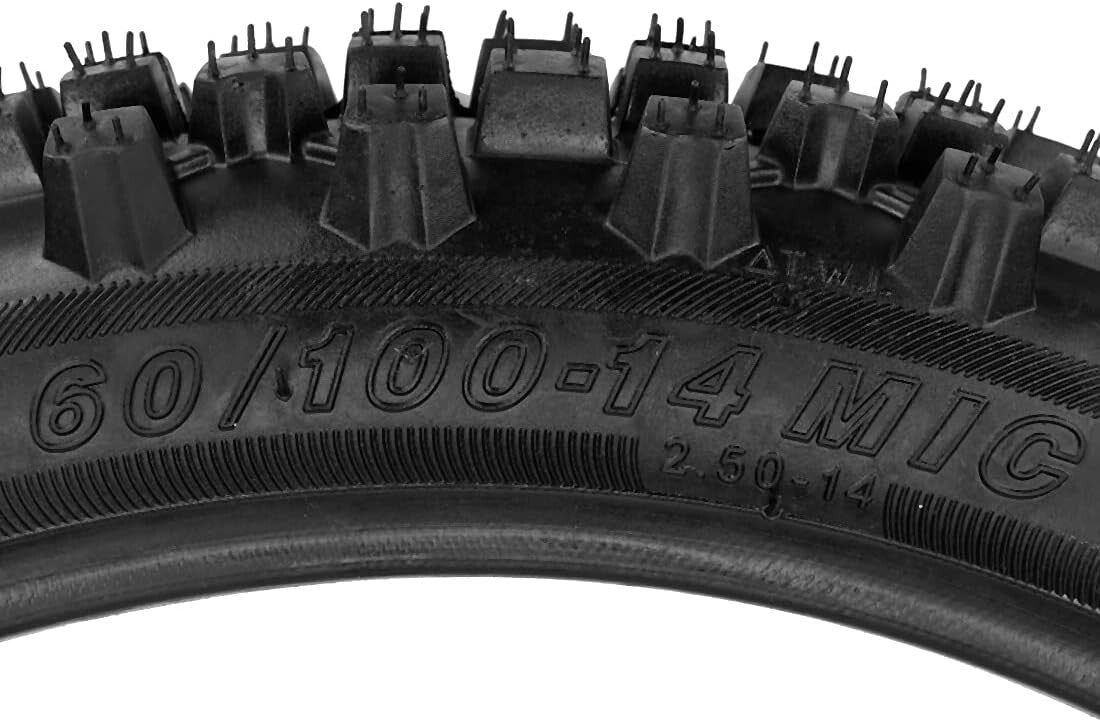 Durable 60/100-14 Tire & Inner Tube Combo for Off-Road Motocross Riding