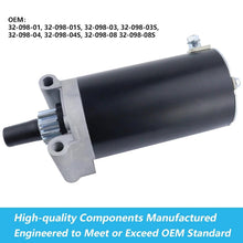 Load image into Gallery viewer, Reliable Kohler Courage Starter Motor &amp; Relay - Compact &amp; Lightweight Design