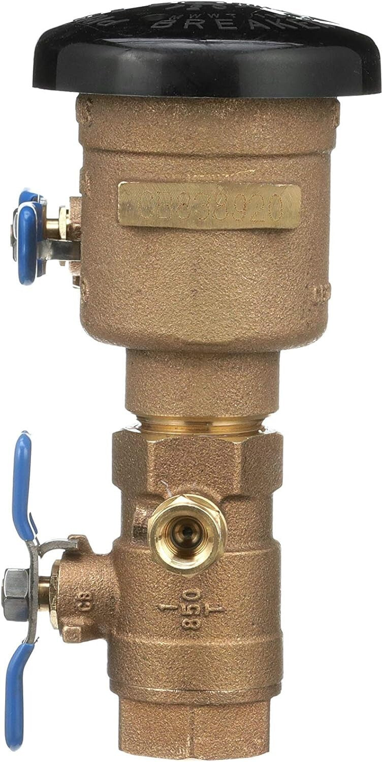 Secure 1" Bronze Pressure Vacuum Breaker Assembly for Reliable Irrigation Safety