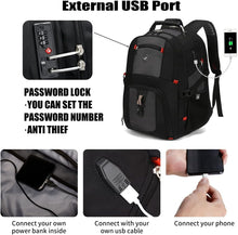 Load image into Gallery viewer, Extra Large 50L College &amp; Business Backpack with USB Charging - Fits 17" Devices