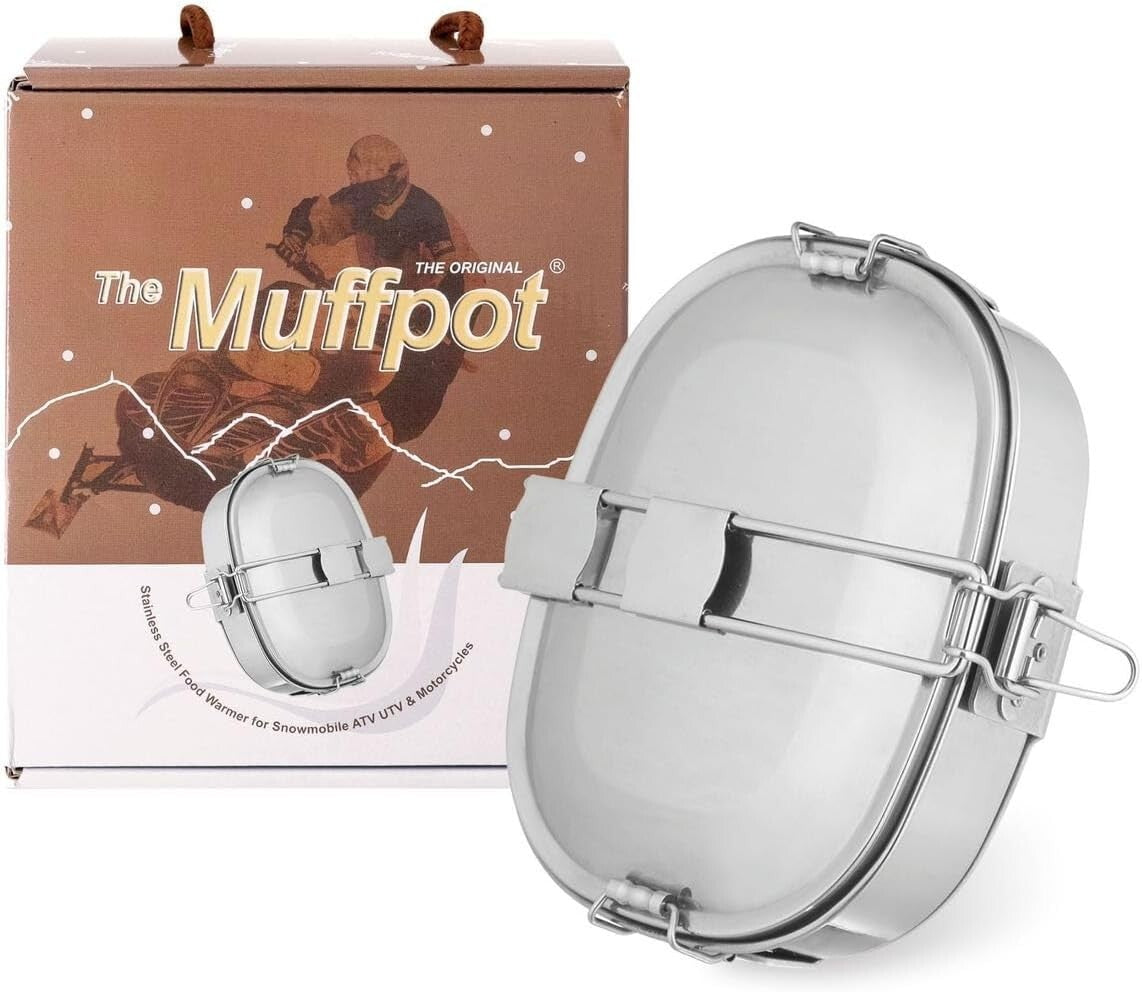 Enjoy Hot Camping Meals with MuffPot Exhaust Food Warmer for Outdoor Adventures