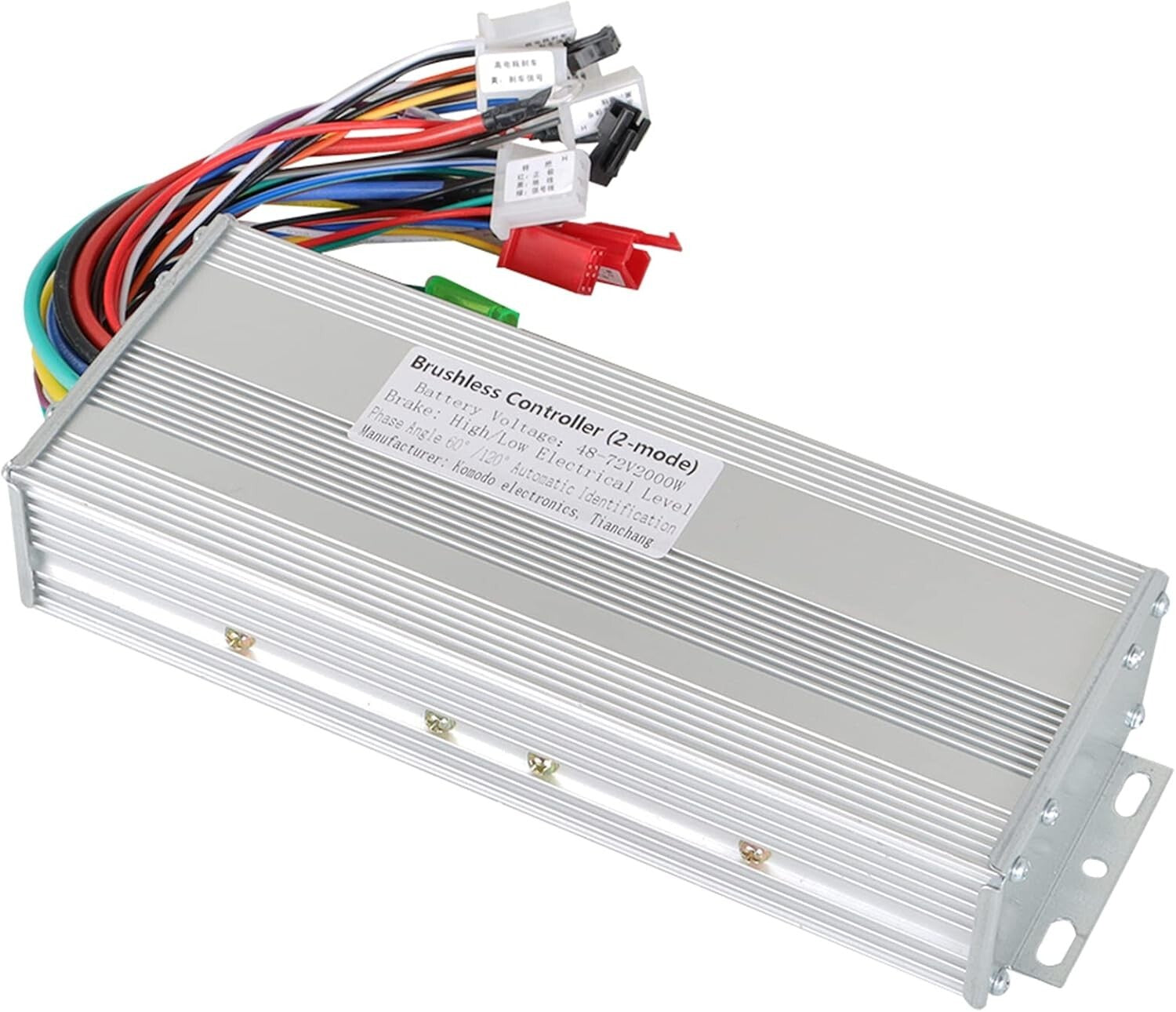 High-Performance Brushless Motor Controller 48-72V 2000W for E-Bikes & Scooters