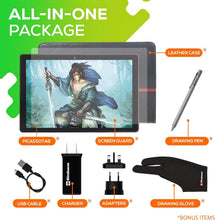 Load image into Gallery viewer, Portable 10-Inch Drawing Tablet with High-Resolution Screen – Ideal for Artists