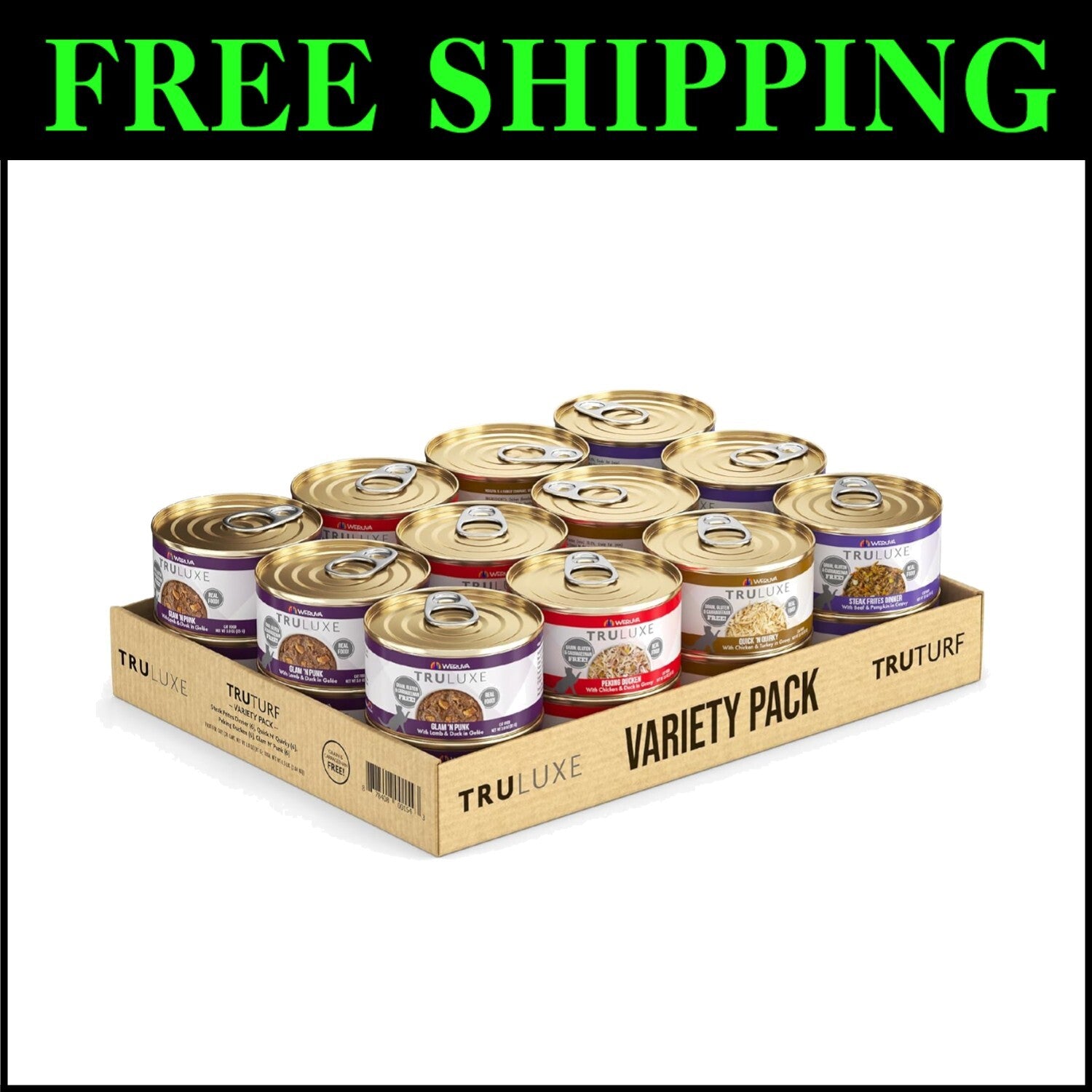 24-Pack of TruLuxe 3oz Wet Cat Food - Irresistible Flavors for Every Feline