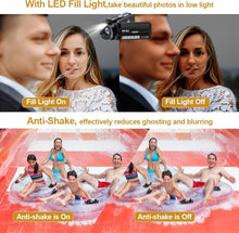 Load image into Gallery viewer, High-Definition Video Camera with Remote &amp; Webcam Function for Easy Streaming