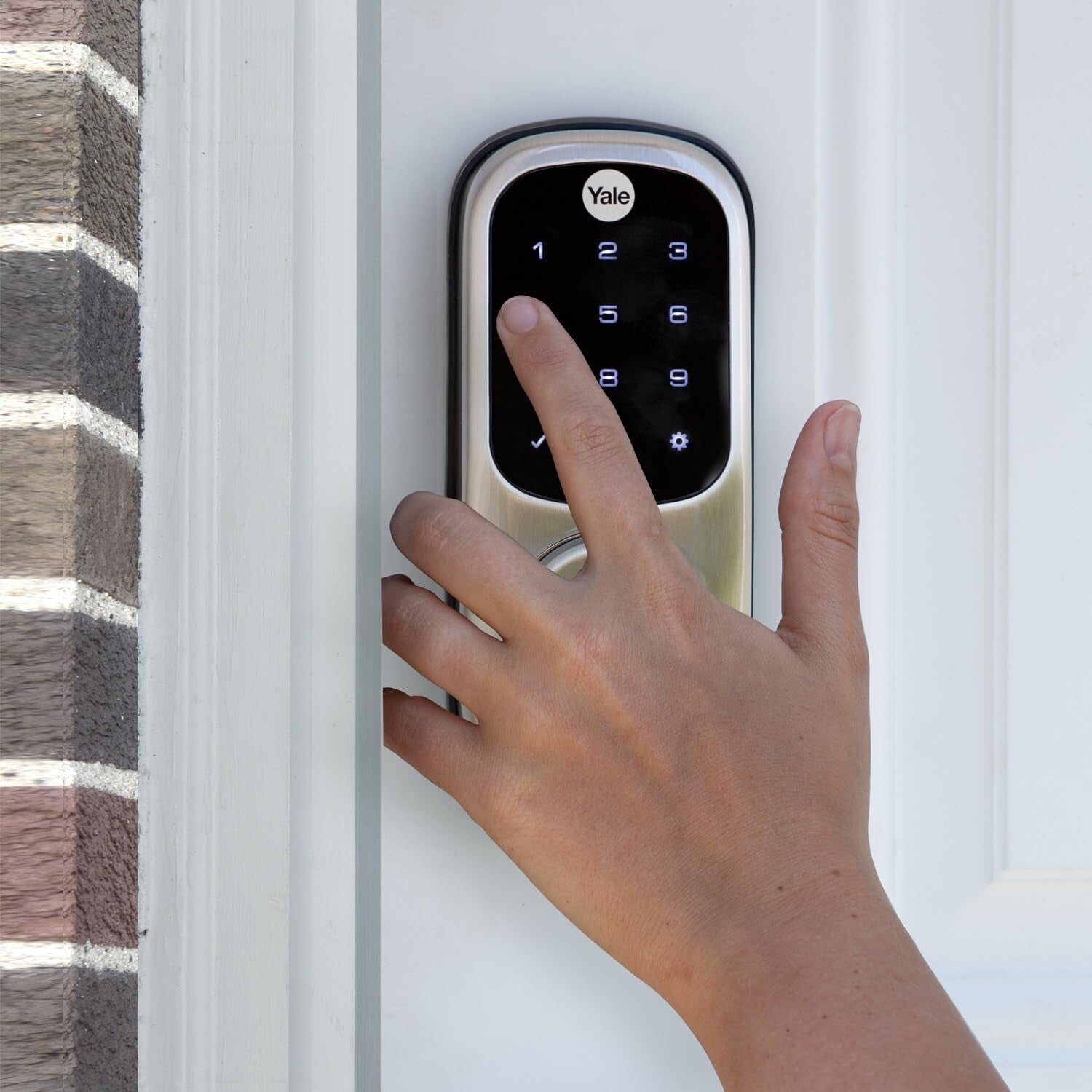 Easy-Install Bronze Deadbolt with Touchscreen Keypad - Safety & Style Combined