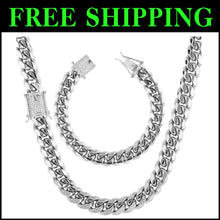 Load image into Gallery viewer, Men’s 18K Gold Plated Cuban Link Chain with Diamond-Cut Bevels - Unisex