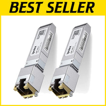 Load image into Gallery viewer, 10G SFP+ Copper Module - Supports 30m, Low Power, Tested Performance (2-Pack)
