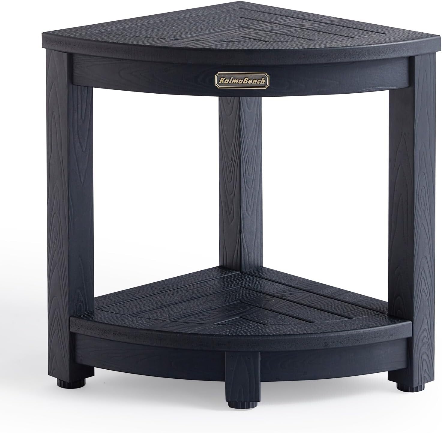 Lightweight Poly Lumber Corner Shower Seat - Versatile Multi-Functional Bench