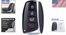 Load image into Gallery viewer, 4 Button Keyless Entry Remote for Hyundai Santa Fe 2013-2018 - Complete Package
