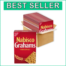 Load image into Gallery viewer, Wholesome GRAHAMS Original Graham Crackers - 12 Boxes with Whole Grain Goodness