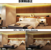 Load image into Gallery viewer, Illuminate with 32.8ft Warm White COB LED Strip Light - Indoor Dimming Solution