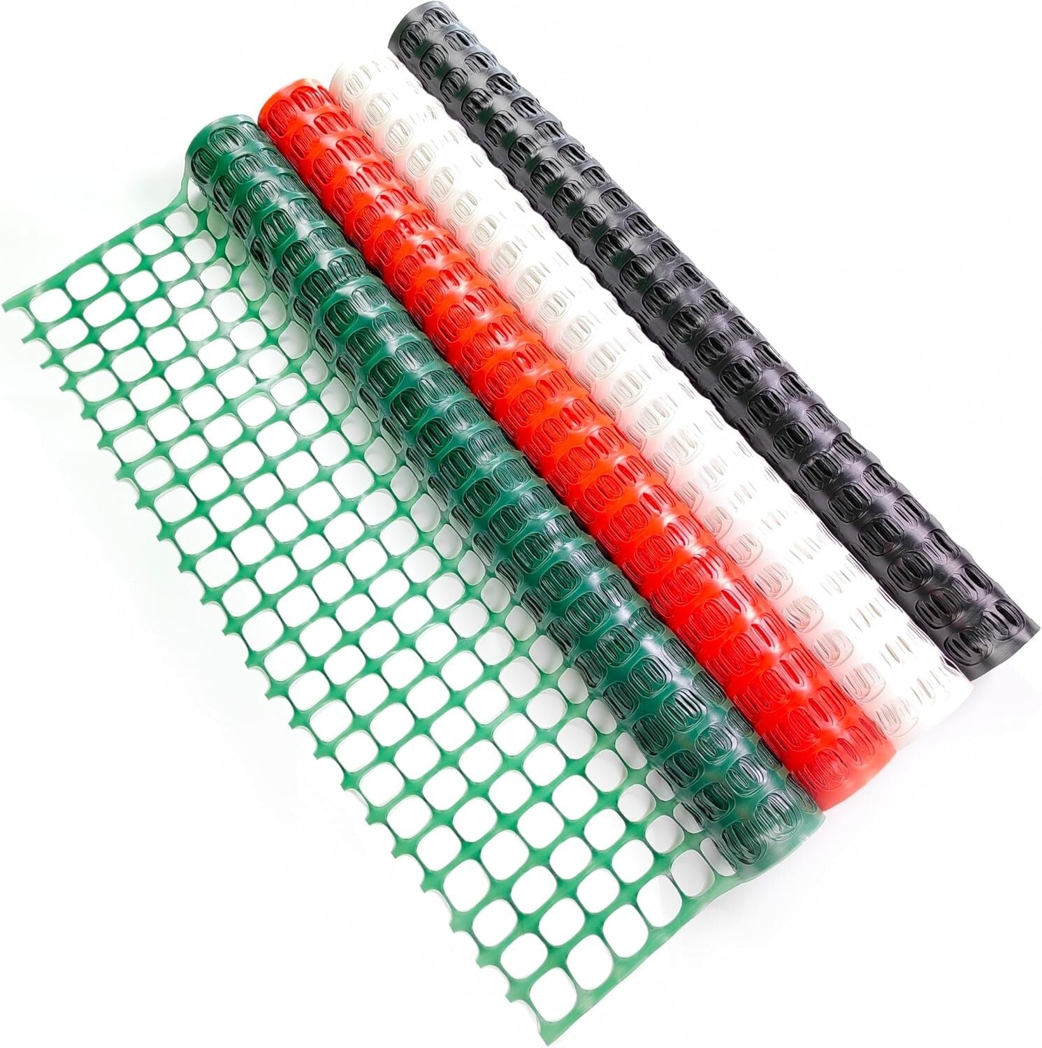 Reusable 4'x100' Plastic Mesh Safety Fence - Versatile Barrier with 100 Zip Ties