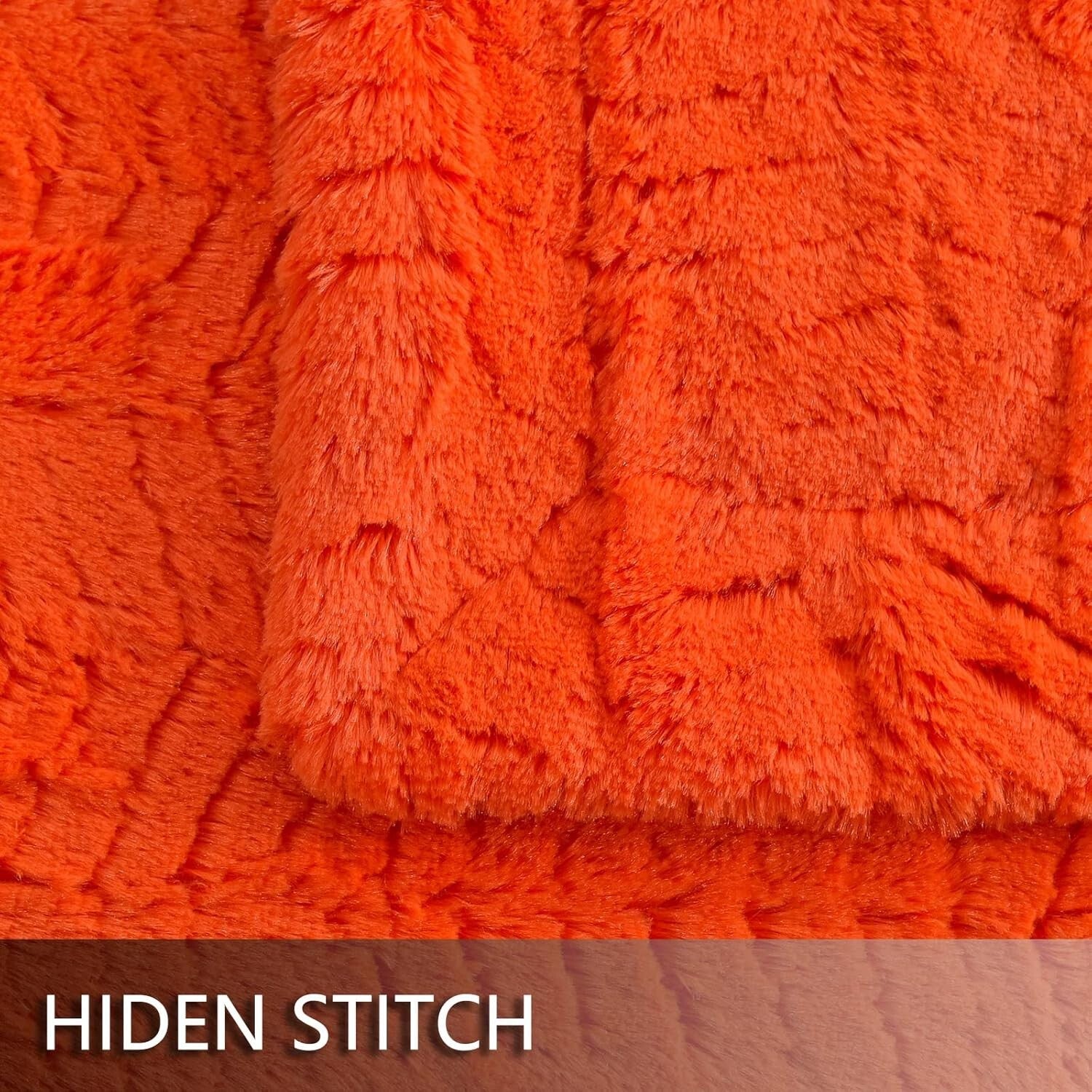 All-Season Faux Fur Blanket for Twin XL Bed - 63"x90" - Perfect for Napping