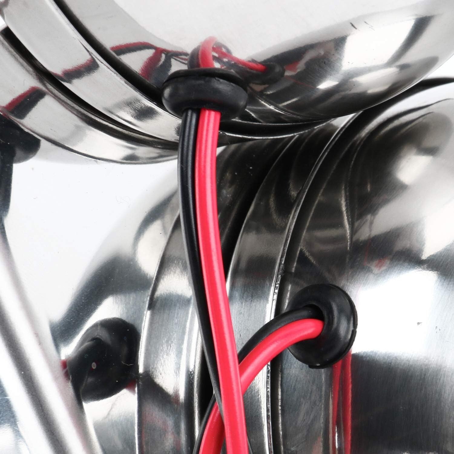 Durable Stainless Steel 12V Dual Trumpet Horn - 125dB for Marine & Auto Use