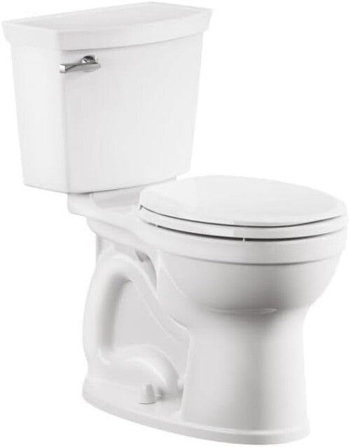 Champion Slow-Close Elongated Toilet Seat, White - Effortless Cleaning & Safety