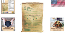 Load image into Gallery viewer, Nutritious Organic Black Rice - Whole Grain, Gluten-Free &amp; Vegan - 11lb Bag
