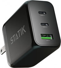 Load image into Gallery viewer, Compact 65W GaN Charger with 3 Ports - Fast Charging for Devices Everywhere