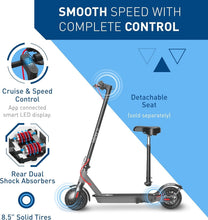 Load image into Gallery viewer, High-Performance Electric Scooter: 10" Tires, Regenerative Braking, Portable