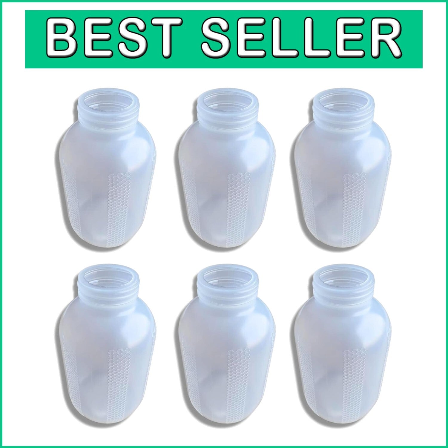 Transparent 70oz Bee Feeder Jar with UV Protection - Ideal for Feeding Stations