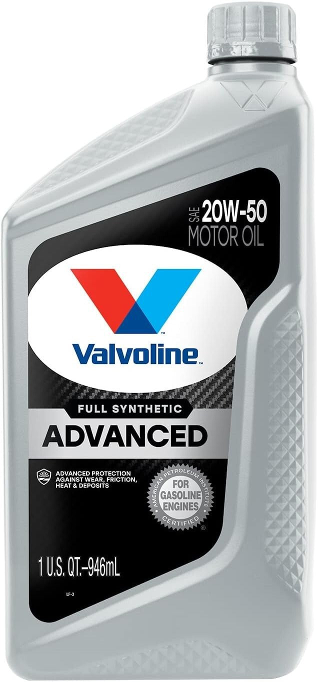 Advanced Full Synthetic Motor Oil 20W-50 - Ultimate Engine Protection, Case of 6