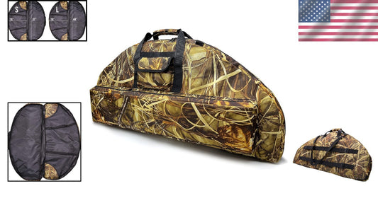 Durable Soft Bow Carry Bag with Waterproof Protection & Arrow Storage Pocket