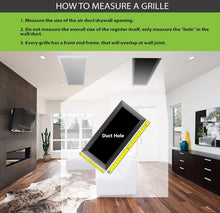 Load image into Gallery viewer, Durable 10"x10" Adjustable Air Vent Cover - Steel Grille for Easy Installation