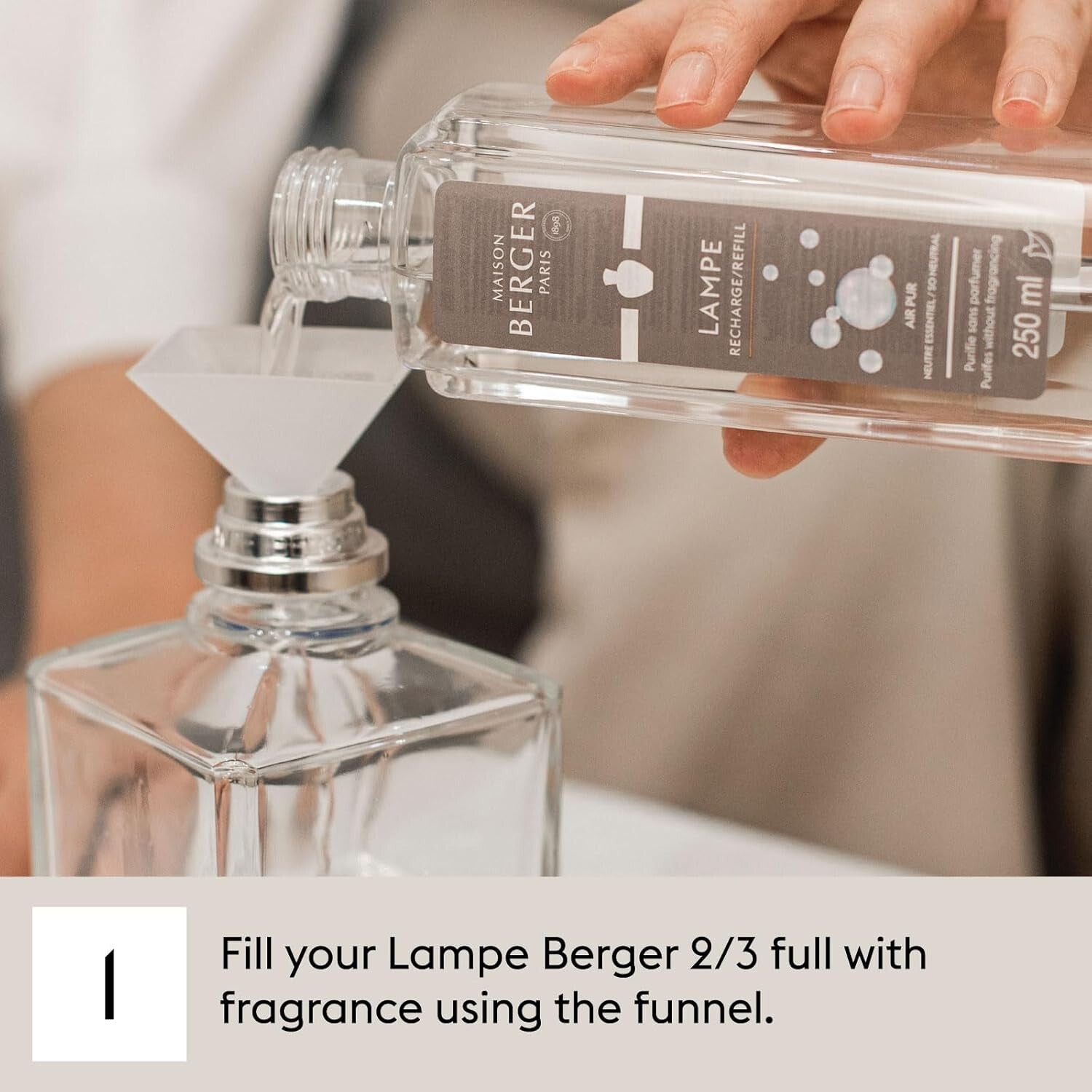 Fresh Linen Lampe Berger Fragrance Refill 33.8 oz - Purify Your Home Elegantly