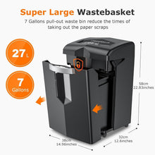 Load image into Gallery viewer, Ultra Quiet Heavy Duty Office Shredder – 20-Sheet Capacity with Easy Operation