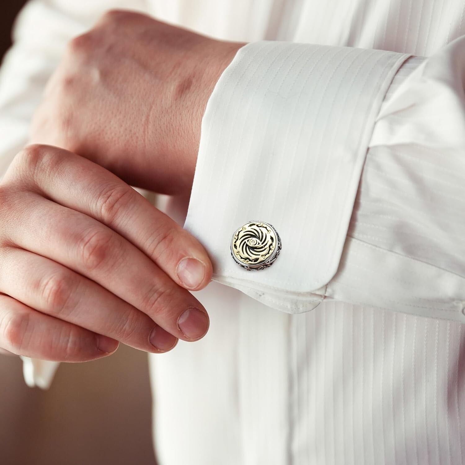 Elegant Men's Cufflinks Gift Set - Ideal for Fathers, Grooms & Business Deals