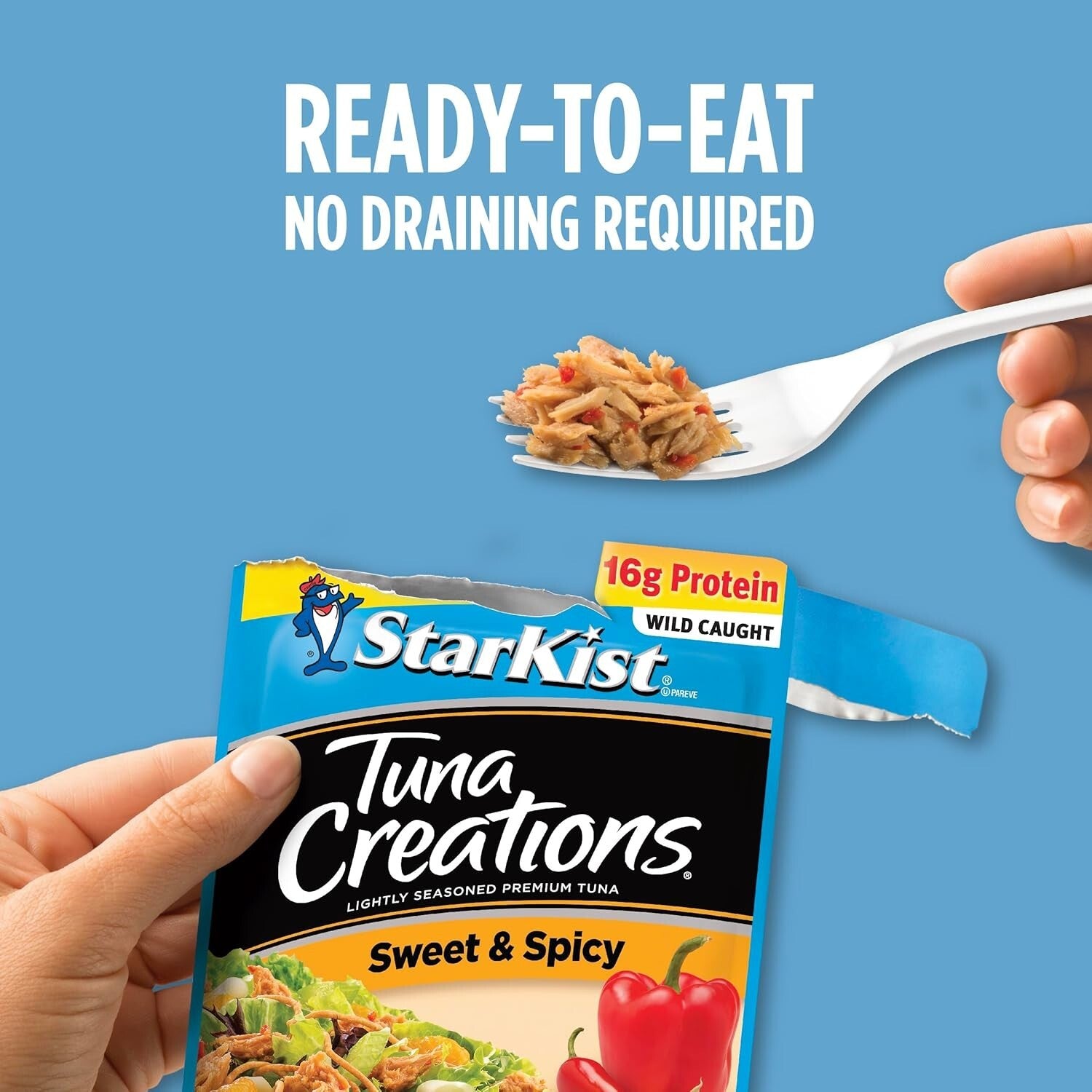 Bulk Sweet & Spicy Tuna Pouches – 2.6 Oz, 24 Packs for Convenient Snacking