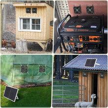 Load image into Gallery viewer, Weatherproof Solar Powered Wall Mount Fan - Provides Ultimate Airflow Solution