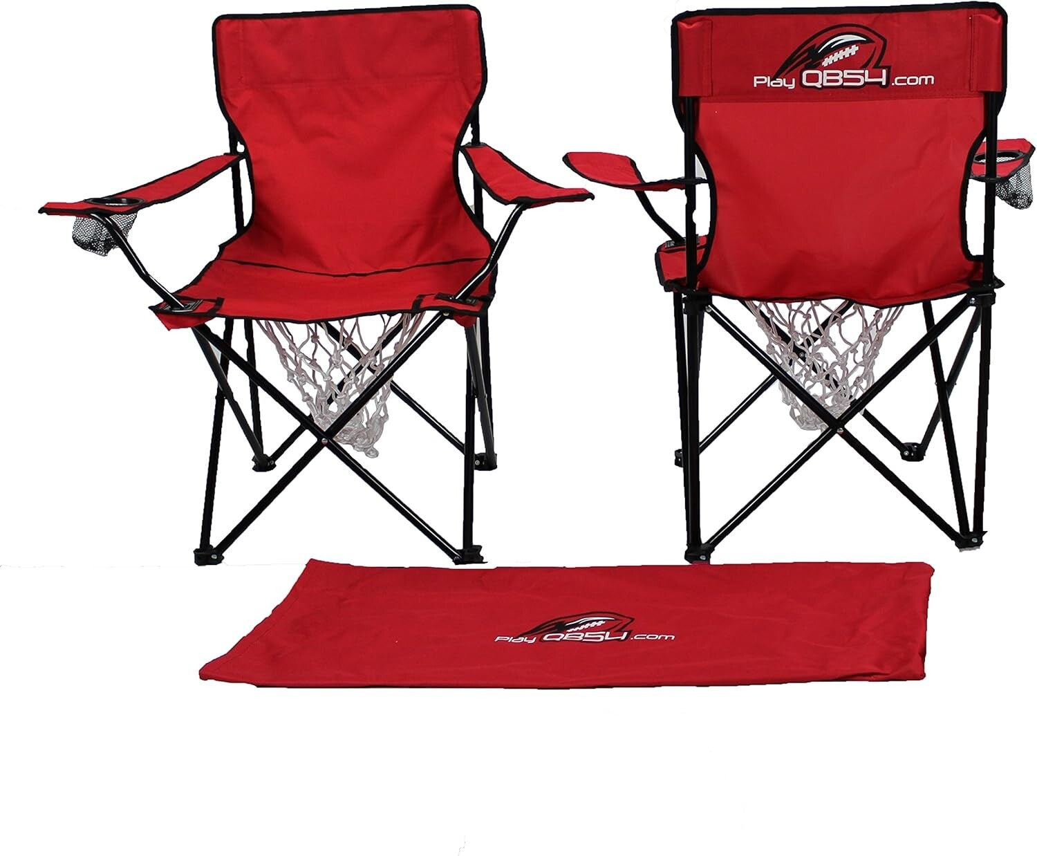 Backyard Football Game Set with Comfortable Camping Chairs - Year-Round Fun