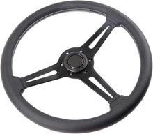 Load image into Gallery viewer, Universal 14 Inch Racing Steering Wheel - Genuine Leather with White Stitching