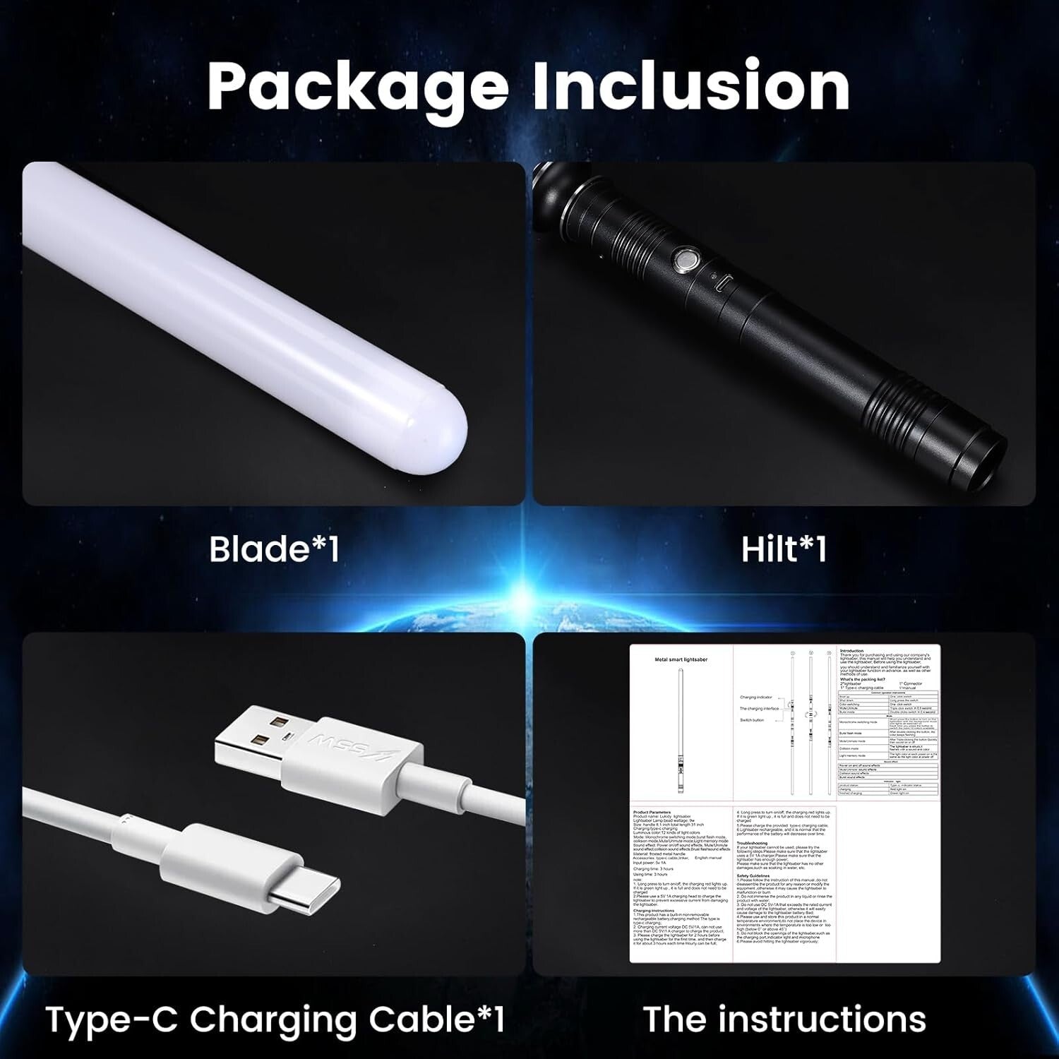 Aviation Aluminum RGB Lightsaber with Sound Effects - Perfect for Kids & Teens