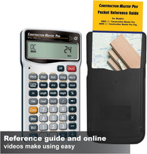 Load image into Gallery viewer, Professional Construction Math Calculator - Feet-Inch-Fraction Conversion Tool