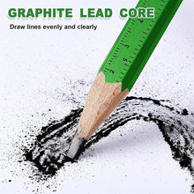 Load image into Gallery viewer, 200 Pcs Flat Carpenter Pencils &amp; Sharpeners - Perfect for Woodworking Precision
