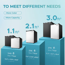 Load image into Gallery viewer, Energy-Saving Compact Freezer with Reversible Door - Ideal for Homes &amp; Offices