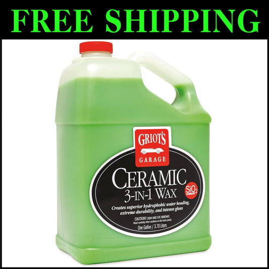 Griot’s Garage 1 Gallon Ceramic 3-in-1 Wax - Ultimate SiO2 Spray Wax Protection