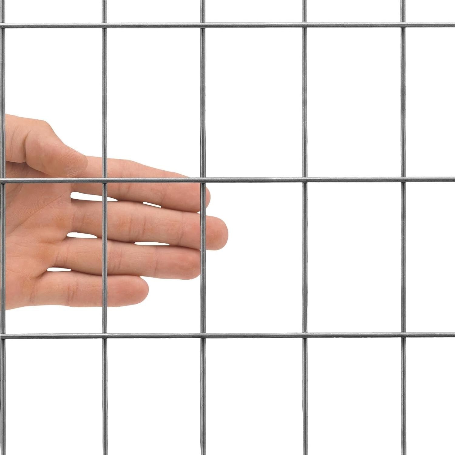 Durable Galvanized Welded Wire Fence - 16GA 24" x 50' for Gardens & Livestock