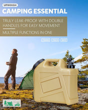 Load image into Gallery viewer, Portable 2.6 Gallon No Leakage Water Container with Spigot - Sand Color