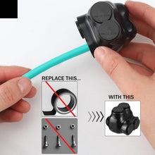 Load image into Gallery viewer, Compact 2-6 AWG Insulated Wire Splice Connectors - 5 Pack for Professionals