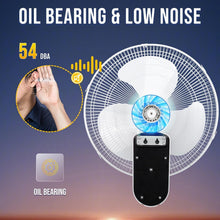 Load image into Gallery viewer, Remote-Controlled 16-Inch Oscillating Fan for Home - Energy Efficient Design