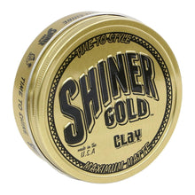 Load image into Gallery viewer, Shiner Gold Strong Hold Pomade - Coconut Scent, Matte Finish, 3-Pack of 3.5oz